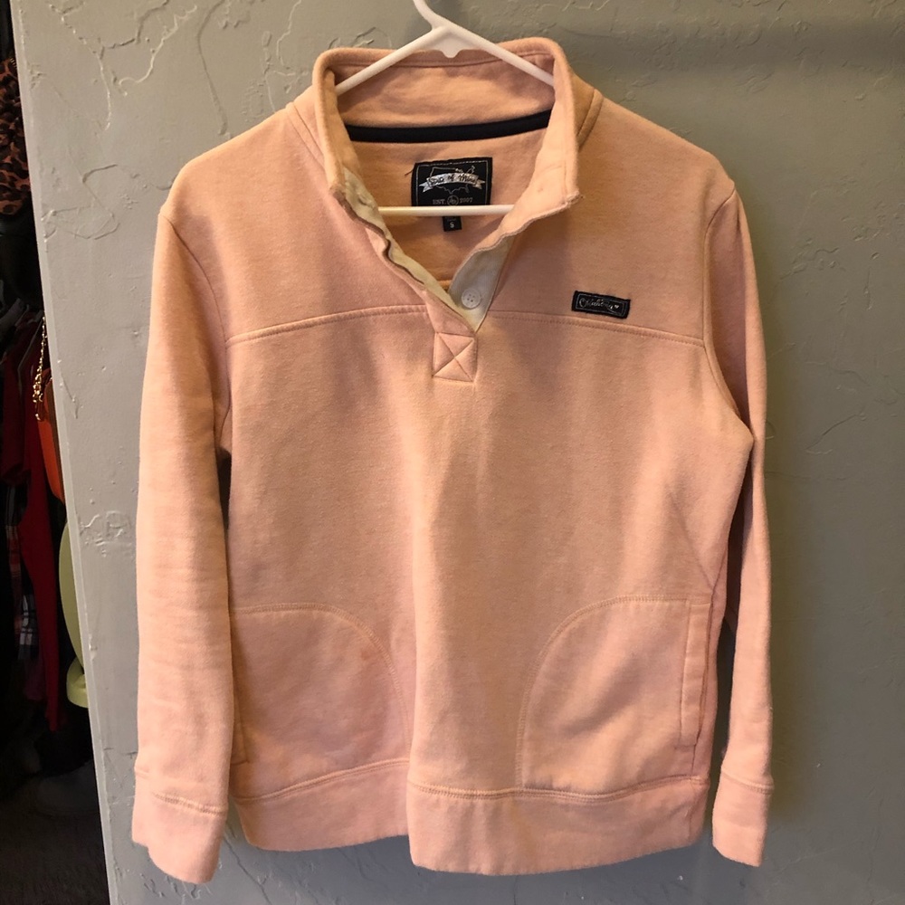 Thick Pink Pull-over with pockets